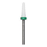 HNS DIAMOND NAIL DRILL BIT 3/32  UNDER NAIL CLEAR WHITE FLAME CERAMIC 5IN1