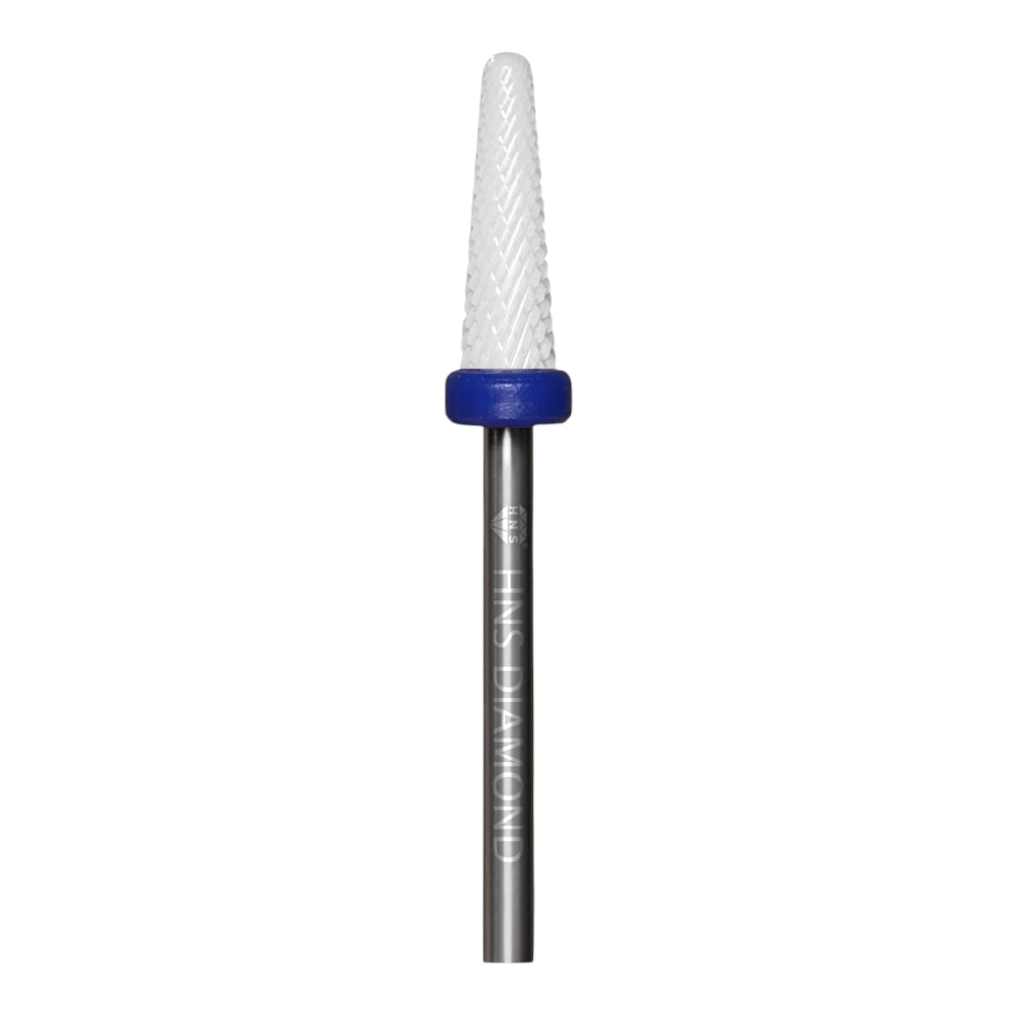 HNS DIAMOND NAIL DRILL BIT 3/32  UNDER NAIL CLEAR WHITE FLAME CERAMIC 5IN1