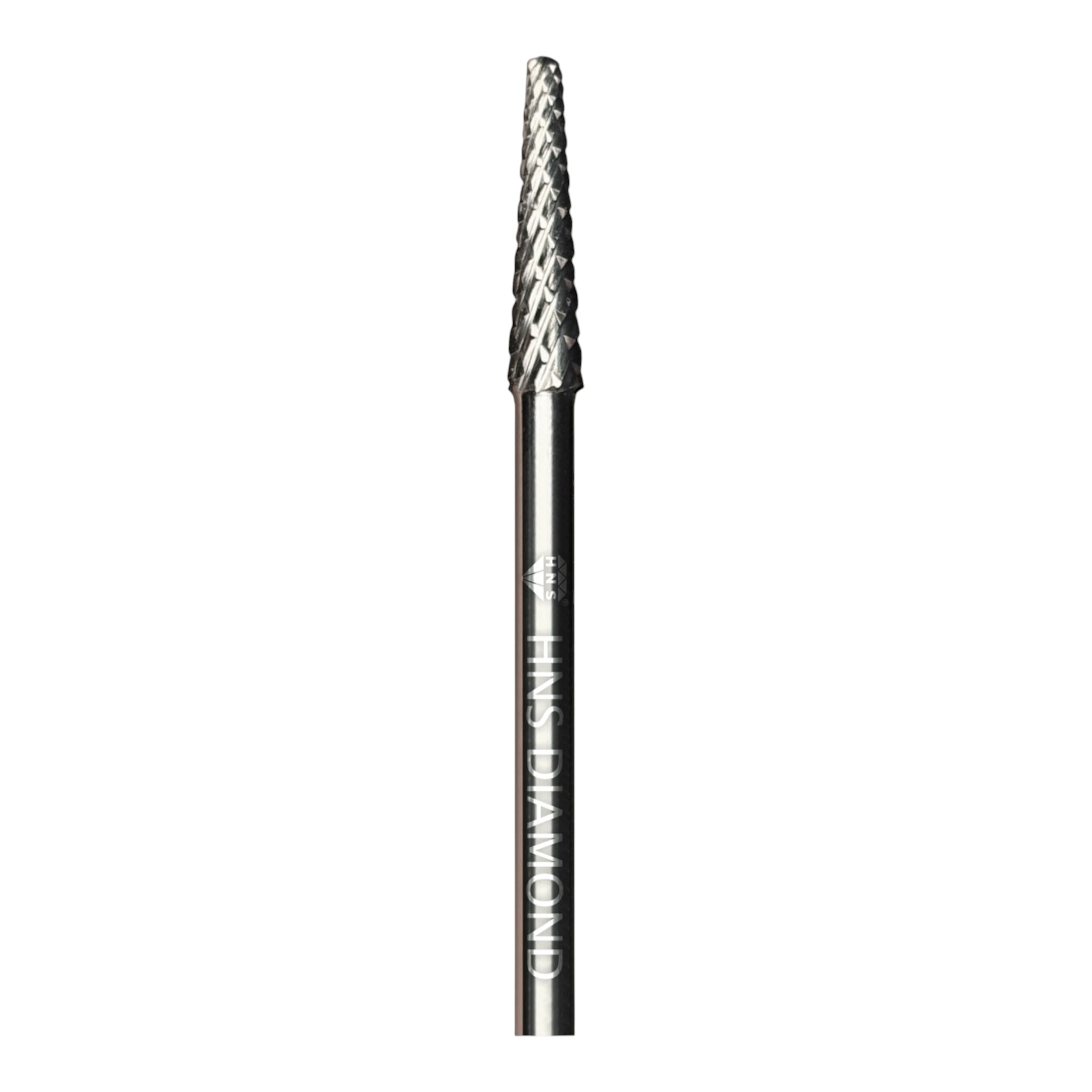 HNS DIAMOND NAIL DRILL BITS 3/32" UNDER NAIL CLEAR & CUTICLE (SILVER)