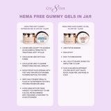 Cre8tion Hema Free Hard Gummy 3D Gel in Jar 1oz - Clear