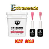 HNS DARK PINK OMBRE 5LBS  FREE 2 TOP  HNS DIAMOND