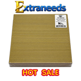 HNS DIAMOND NAIL FILES BROWN SQUare Sanitizable Jump 80/80 IN bag 50pcs