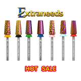 HNS DIAMOND NAIL DRILL BITS 3/32" CROSS CUT BIT 5IN1