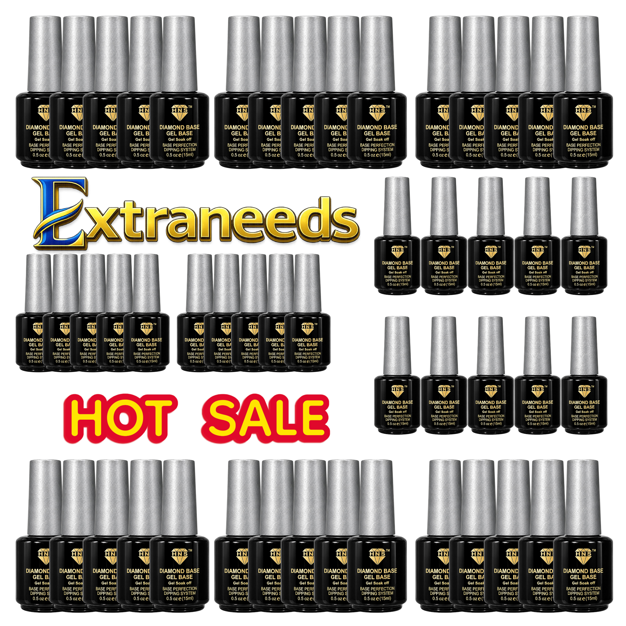 HNS DIAMOND GEL BASE 0.5OZ
