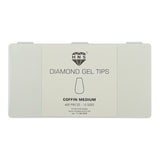 HNS DIAMOND GEL TIPS COFFIN