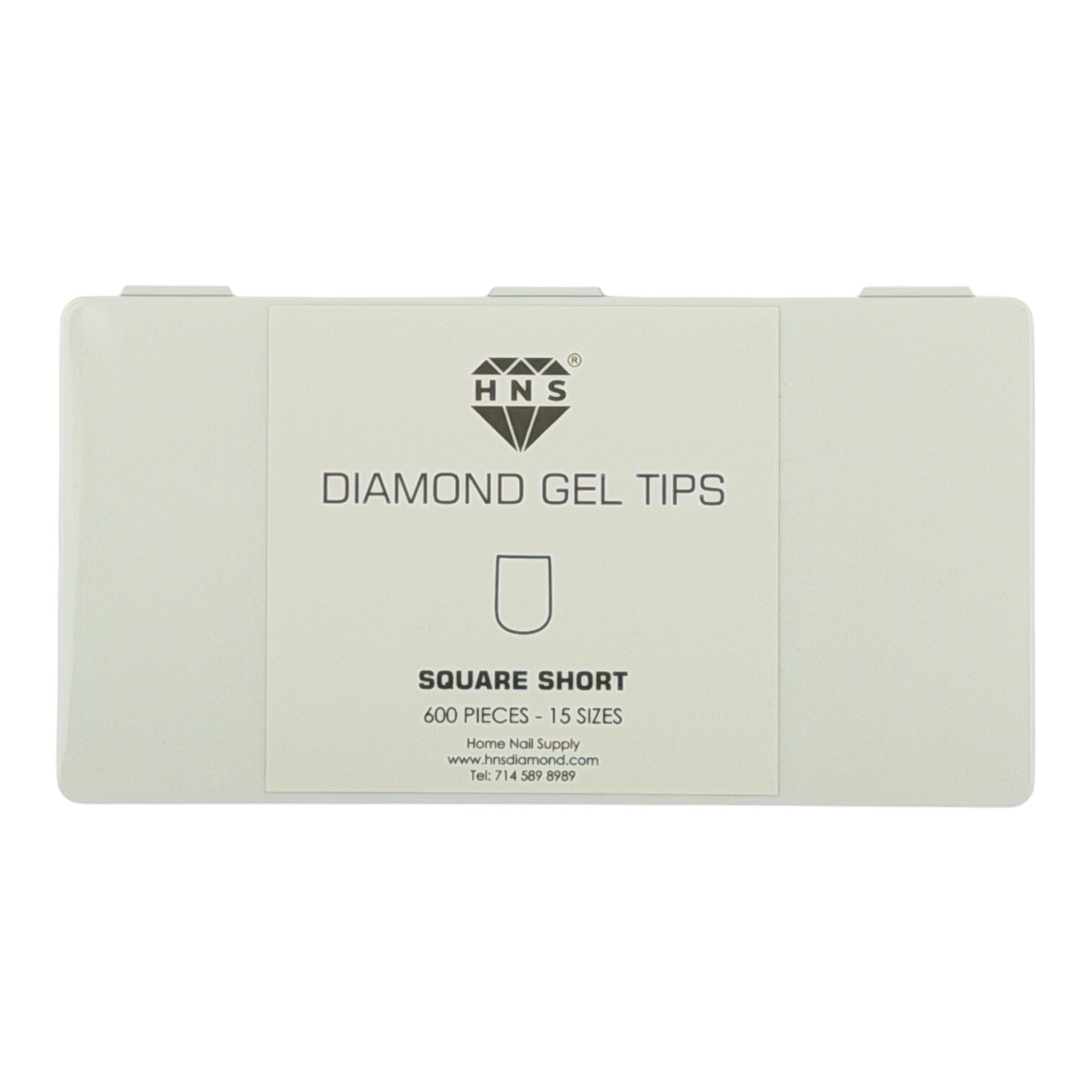 HNS DIAMOND GEL TIPS SQUARE