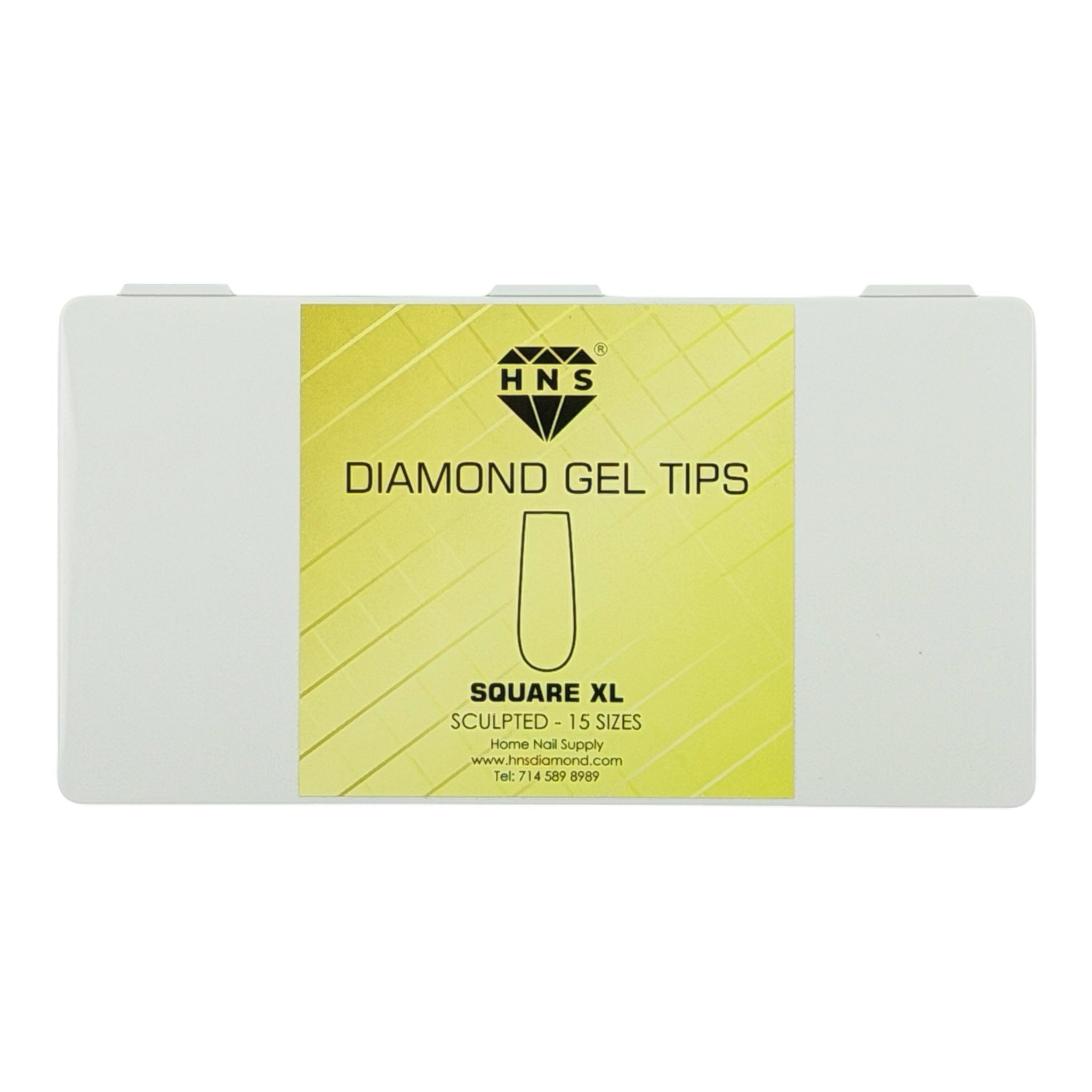 HNS DIAMOND GEL TIPS SQUARE