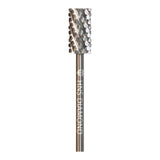 HNS DIAMOND NAIL DRILL BITS 3/32" LARGE BARREL  CROSS CUT (SILVER)