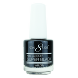 Cre8tion Nail Lacquer SUPER BLACK Air Dry 0.5oz