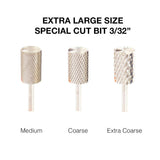 Cre8tion Extra Large Size - Special Cut Bit 3/32" Silver