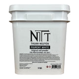 NTT Pigment White Nail Powder 5lbs [Buy 1 Free 1 Base 1 Top Rocky TPO HEMA Free]