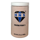 HNS WARM PINK 3 NAIL POWDER 24 OZ