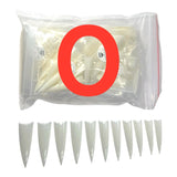 HNS NATURAL STILETTO STRAIGHT TIP