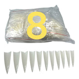 HNS NATURAL STILETTO STRAIGHT TIP