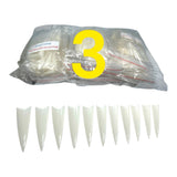 HNS NATURAL STILETTO STRAIGHT TIP
