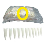 HNS NATURAL STILETTO STRAIGHT TIP