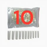HNS NATURAL SQUARE STRAIGHT NAIL TIP
