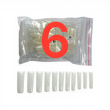 HNS NATURAL SQUARE STRAIGHT NAIL TIP