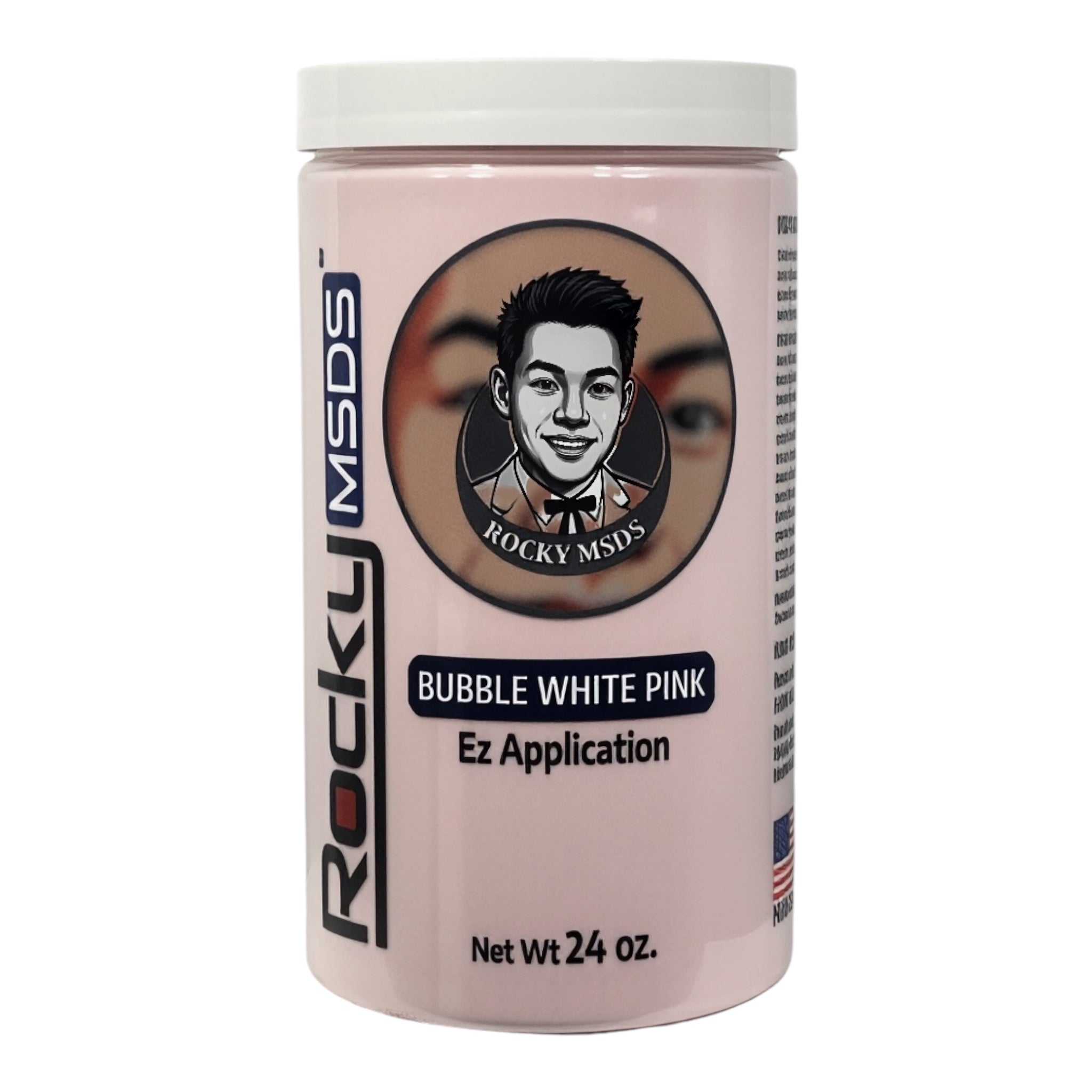 Rocky MSDS Bubble White Pink Nail Powder 24oz