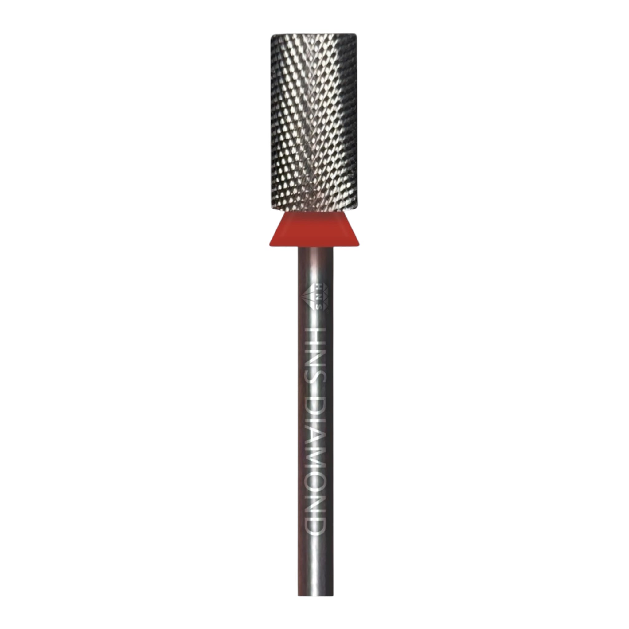 HNS DIAMOND NAIL DRILL BITS 3/32" LARGE BARREL  CROSS CUT (SILVER)