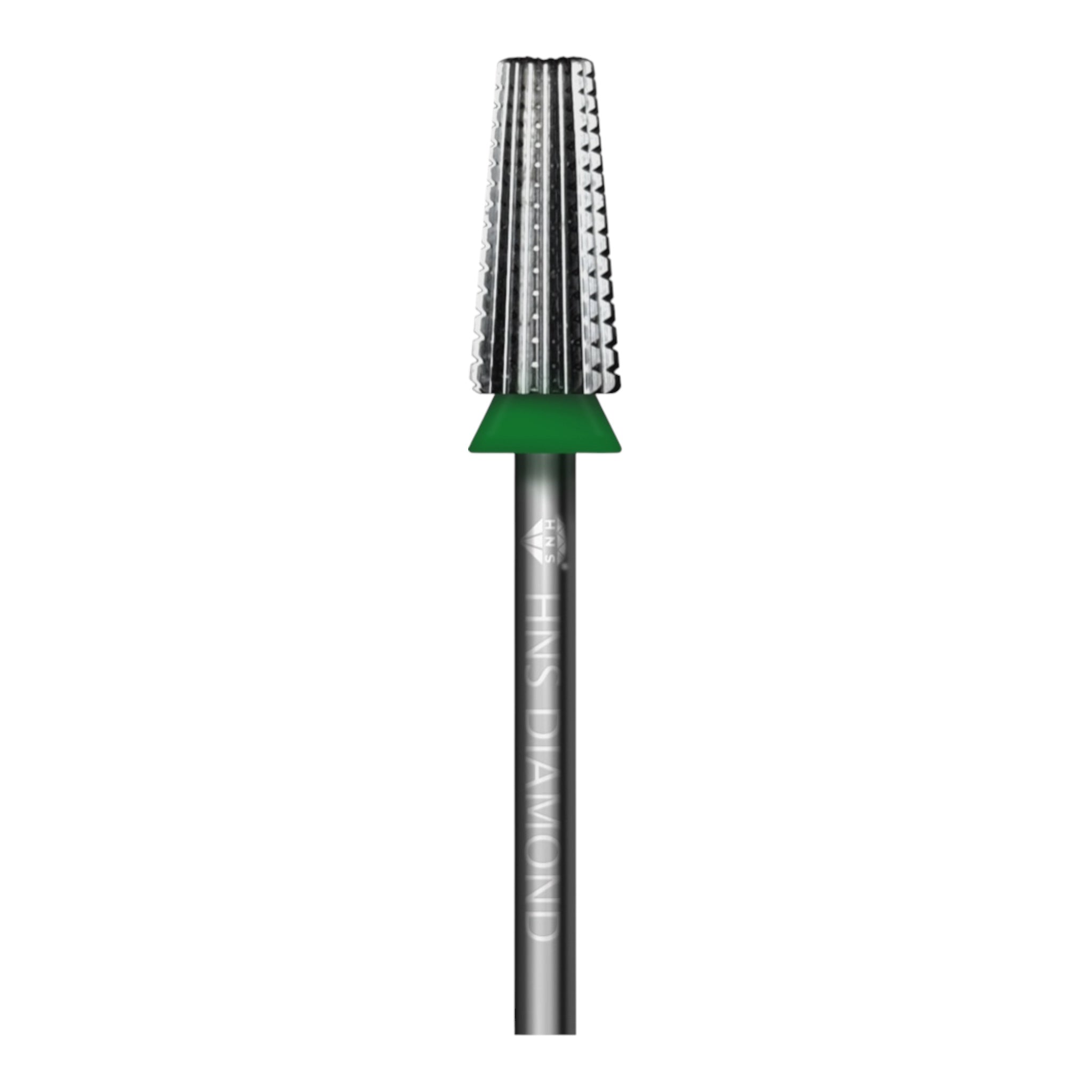 HNS DIAMOND NAIL DRILL BITS 3/32" BARREL 2 WAY STRAIGHT CUT (SILVER)