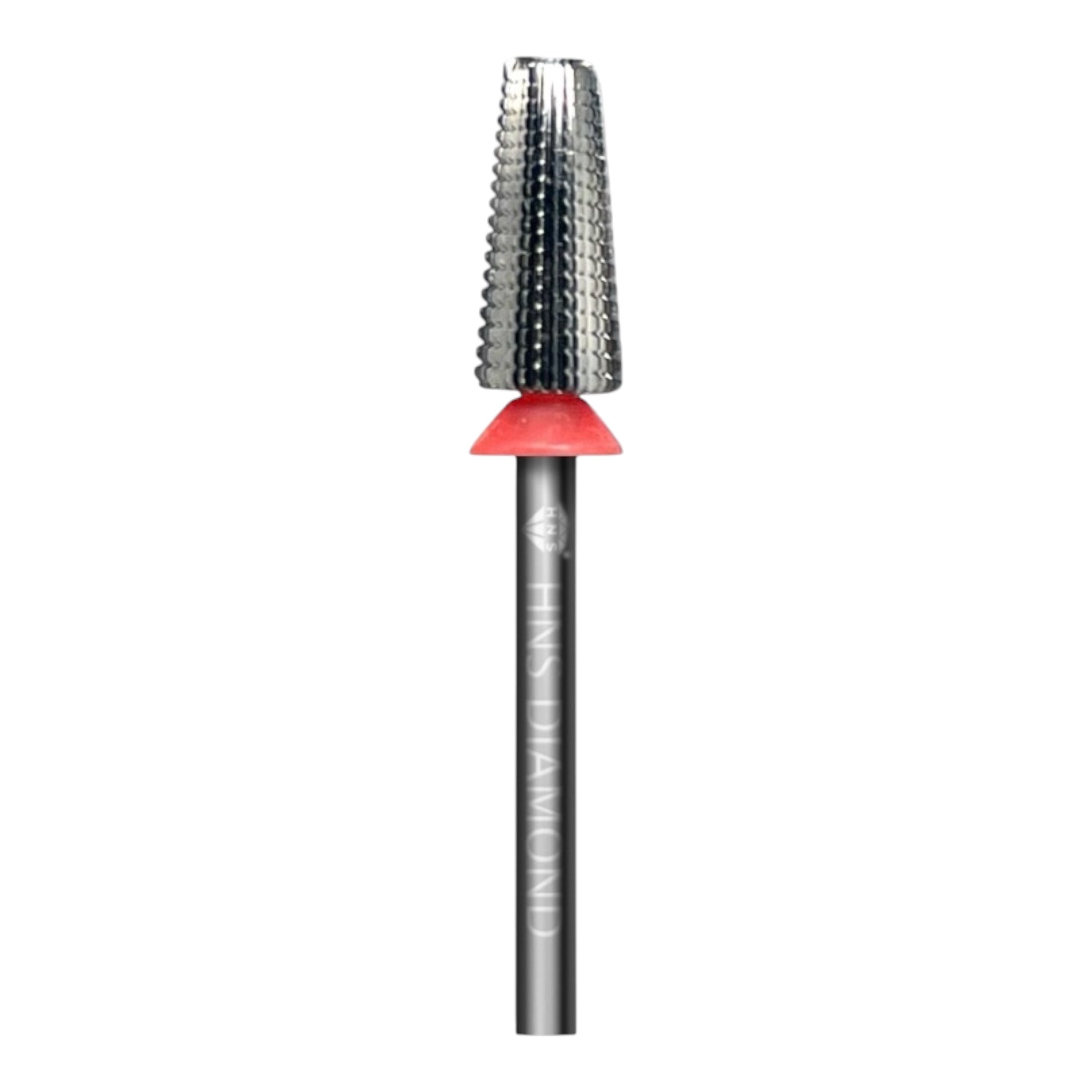 HNS DIAMOND NAIL DRILL BITS 3/32" BARREL 2 WAY STRAIGHT CUT (SILVER)