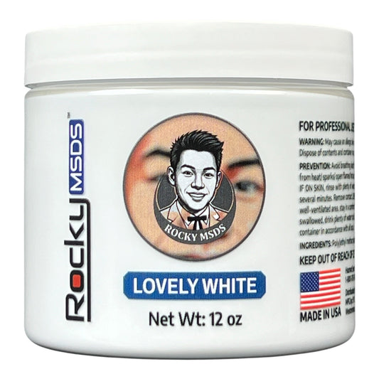 Rocky MSDS Lovely White Nail Powder 12 oz