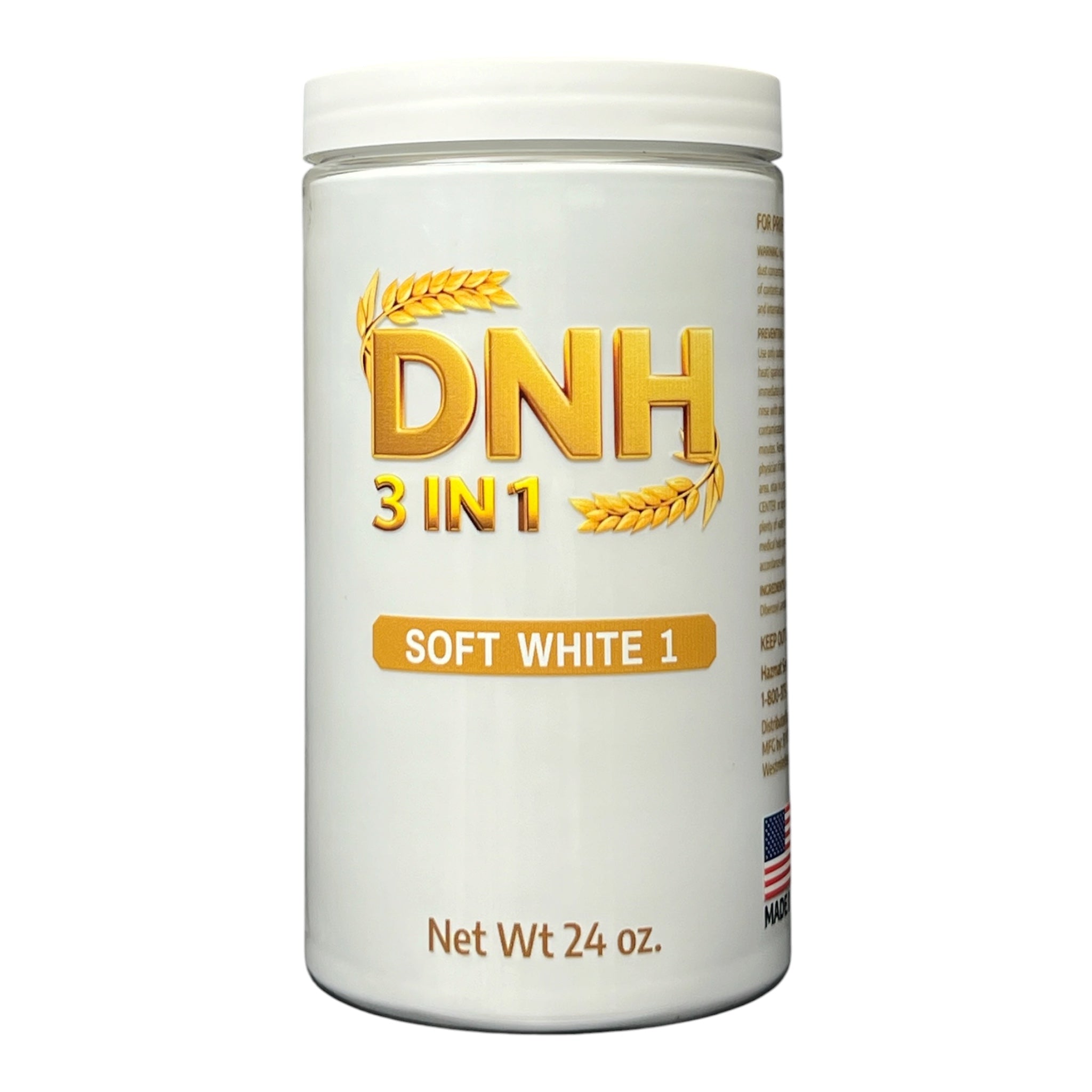 DNH SOFT WHITE 1 NAIL POWDER 24 OZ
