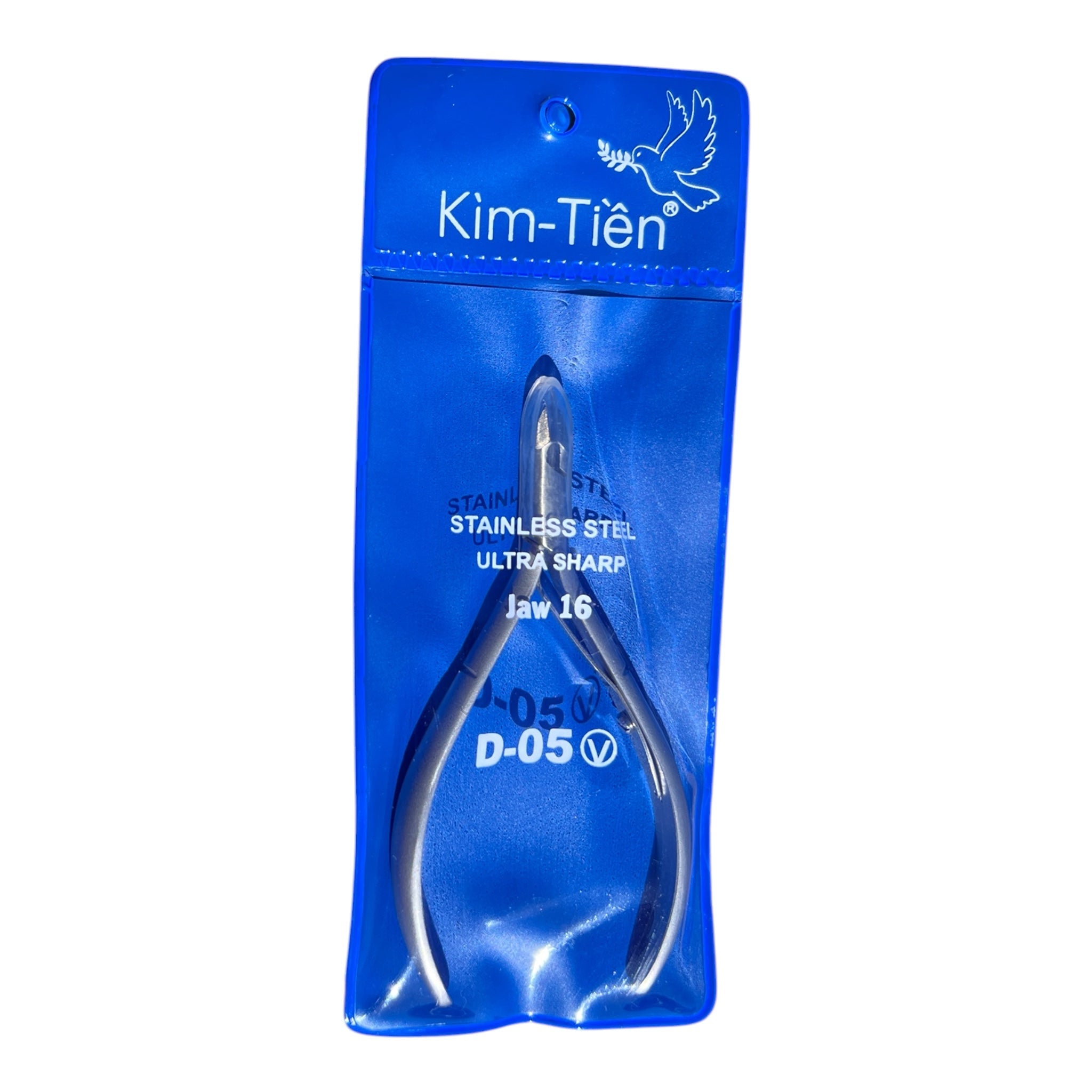 KIM TIEN NAIL NIPPERS STAINLESS STEEL CUTICLE ( D 05  )