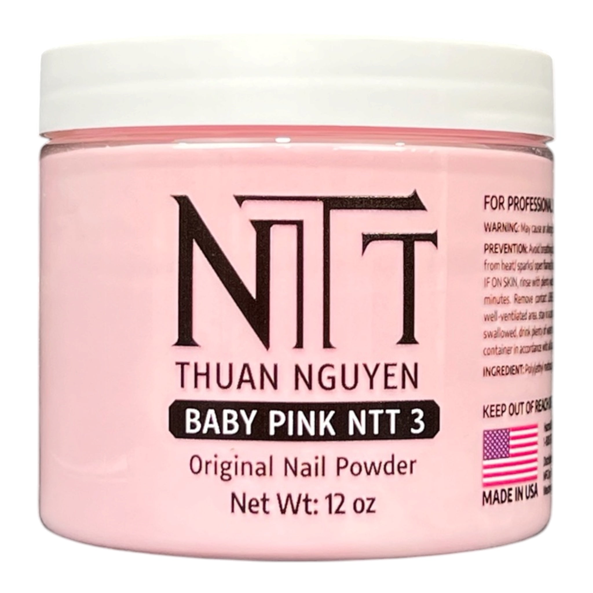 NTT BABY Pink 3 Nail Powder 12 oz