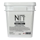 NTT BABY Pink 2 Nail Powder 5lbs [Buy 1 Free 1 Base 1 Top Rocky Top HEMA Free]