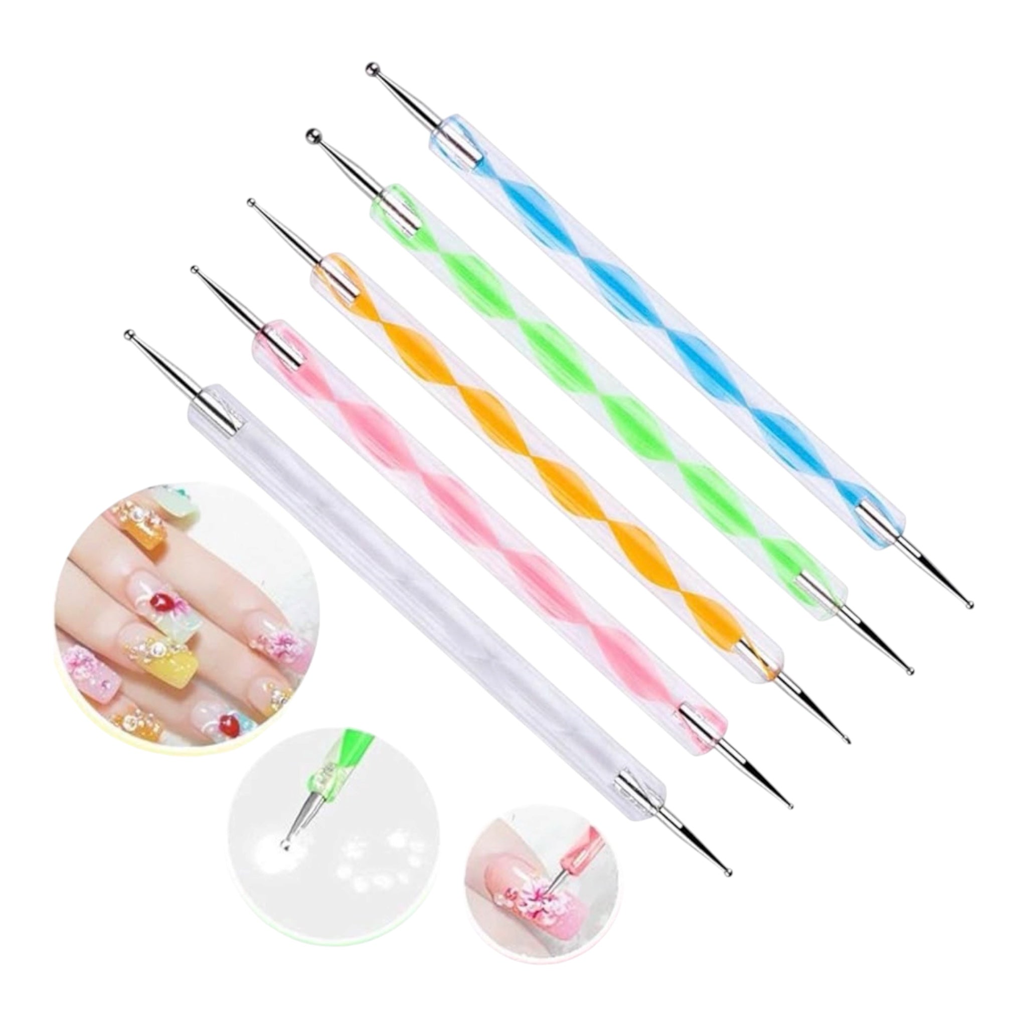 Professional Nail Art Dotting Tool Set 5 pcs