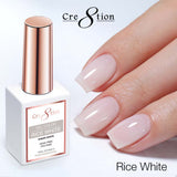 Cre8tion Rice White Gel 0.5oz