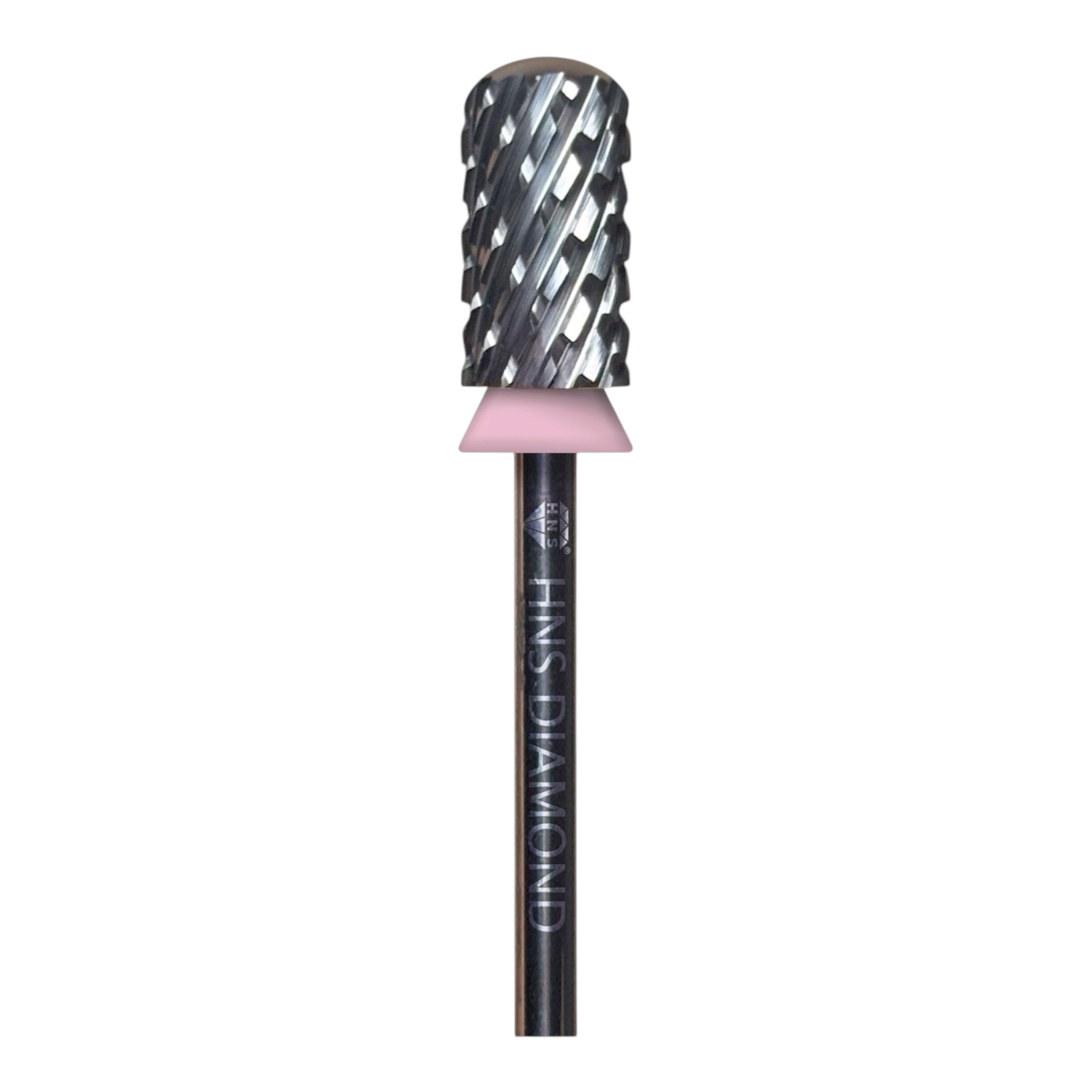 HNS DIAMOND NAIL DRILL BITS 3/32"SAFETY SMOOTH ROUND TOP CARBIDE (SILVER)