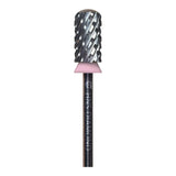 HNS DIAMOND NAIL DRILL BITS 3/32"SAFETY SMOOTH ROUND TOP CARBIDE (SILVER)