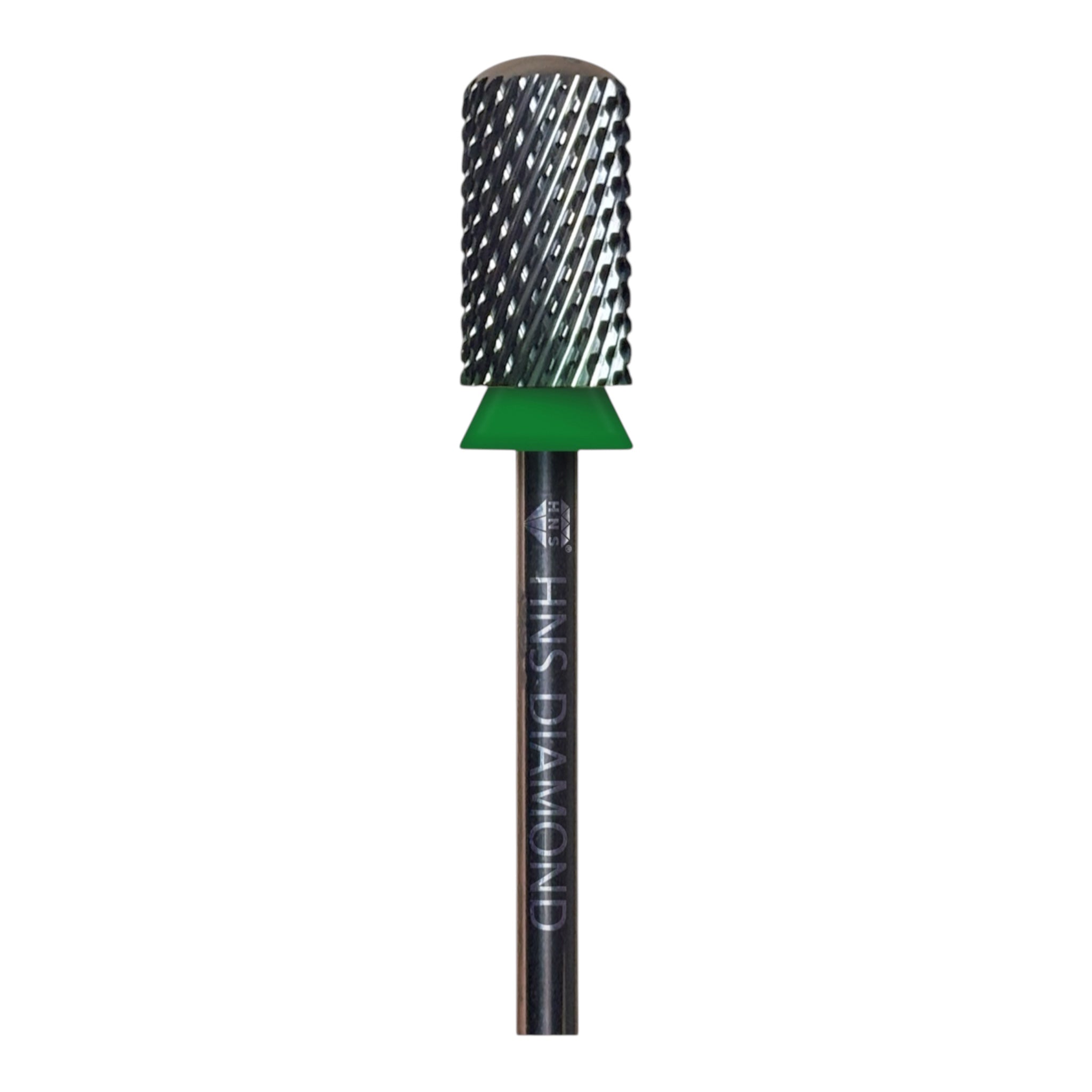 HNS DIAMOND NAIL DRILL BITS 3/32"SAFETY SMOOTH ROUND TOP CARBIDE (SILVER)