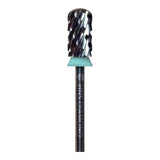 HNS DIAMOND NAIL DRILL BITS 3/32"SAFETY SMOOTH ROUND TOP CARBIDE (SILVER)