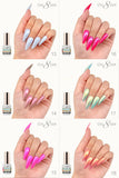 Cre8tion SeaShell Gel 0.5oz - Full Set 18 colors w/ 3 Top Diamond 0.5oz & 1 Color Chart