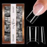 Cre8tion Special Shape Tip Square Clear - Short