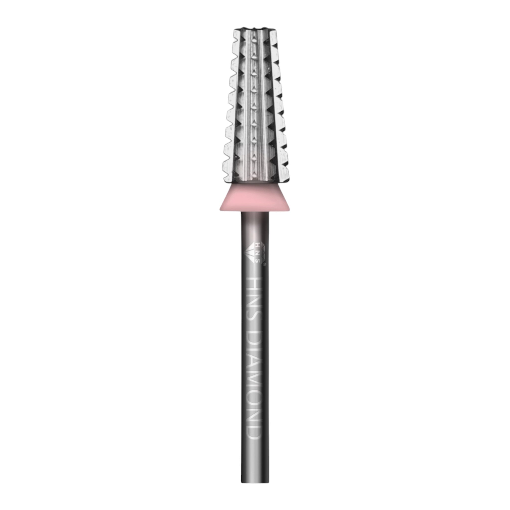 HNS DIAMOND NAIL DRILL BITS 3/32" BARREL 2 WAY STRAIGHT CUT (SILVER)