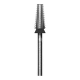HNS DIAMOND NAIL DRILL BITS 3/32" BARREL 2 WAY STRAIGHT CUT (SILVER)