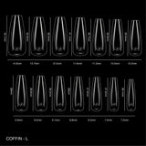 Cre8tion Soft Gel Tips - COFFIN