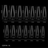 Cre8tion Soft Gel Tips - COFFIN