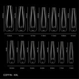 Cre8tion Soft Gel Tips - COFFIN