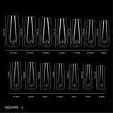 Cre8tion Soft Gel Tips - SQUARE