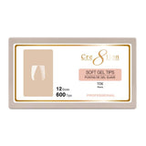 Cre8tion Premium Soft Tips Toe 600pcs