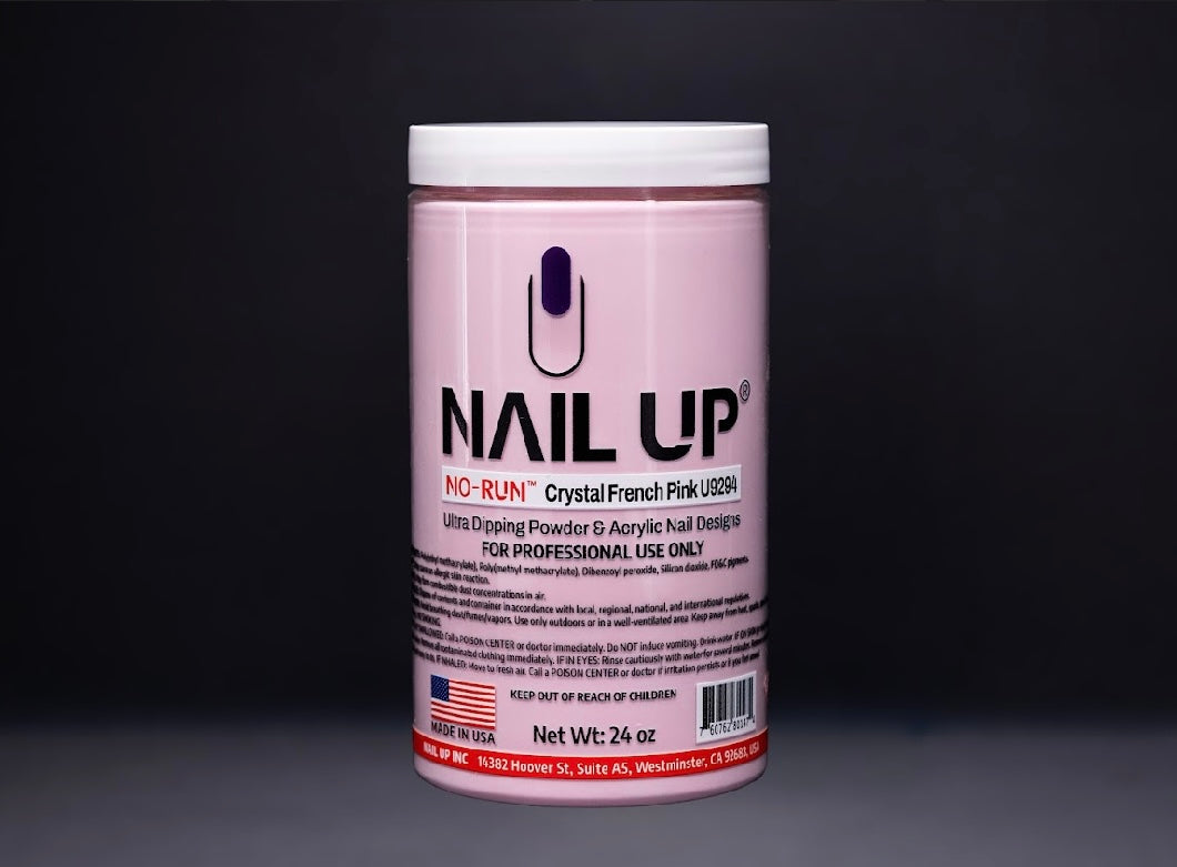 Nail Up 2-in-1 Powder U9294, Crystal French Pink [10% Off]