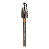 HNS DIAMOND NAIL DRILL BITS 3/32" SAFETY 1 WAY VOLCANO (SILVER)