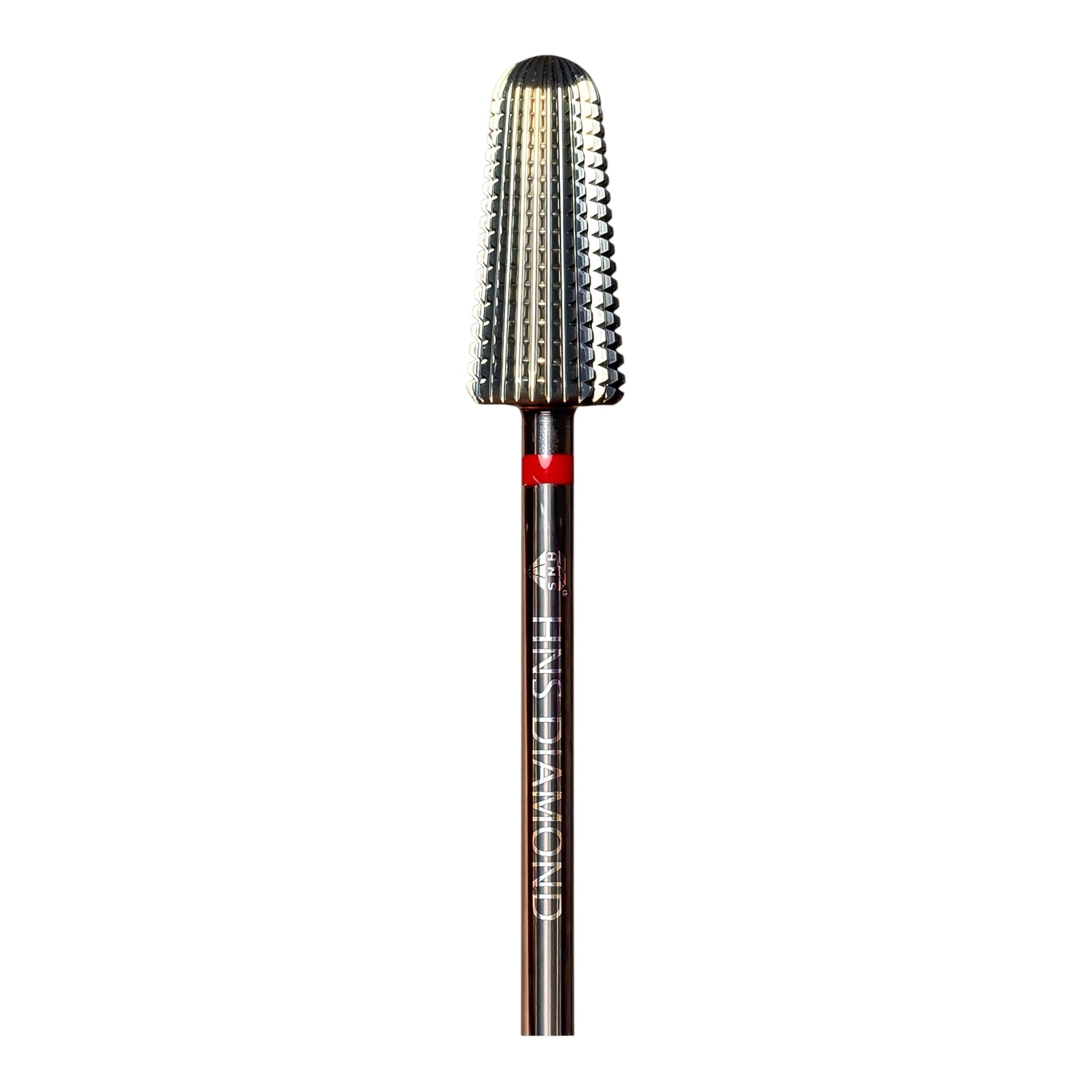 HNS DIAMOND NAIL DRILL BITS 3/32" SAFETY 1 WAY VOLCANO (SILVER)