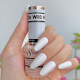 Cre8tion Gel - French Collection 0.5oz - W03 Ice White